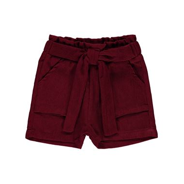 Civil Girls Kız Çocuk Şort 2-5 Yaş Bordo Civil Girls Kız Çocuk Şort 2-5 Yaş Bordo