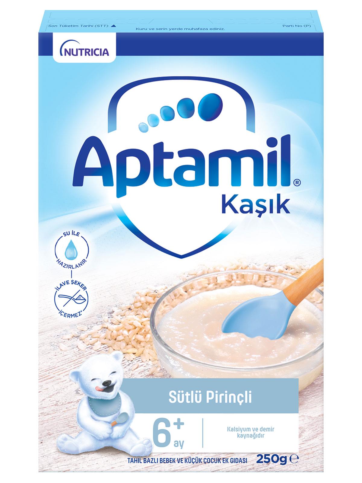 Aptamil Sütlü Pirinçli Tahıl Bazlı Kaşık Maması 250 g 6-36 Ay