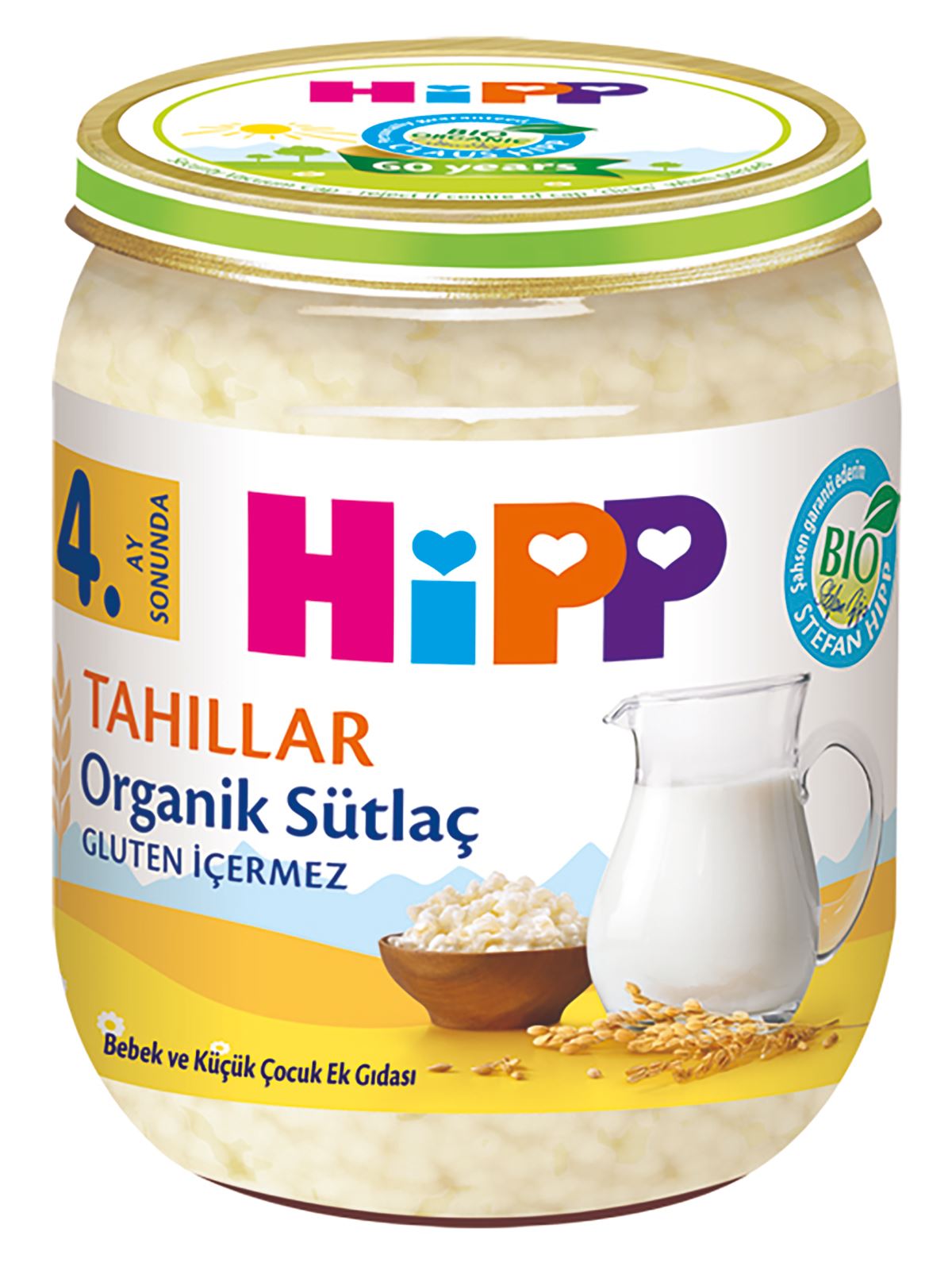 Hipp Organik Sütlaç Kavanoz Mama 125 gr +4 Ay
