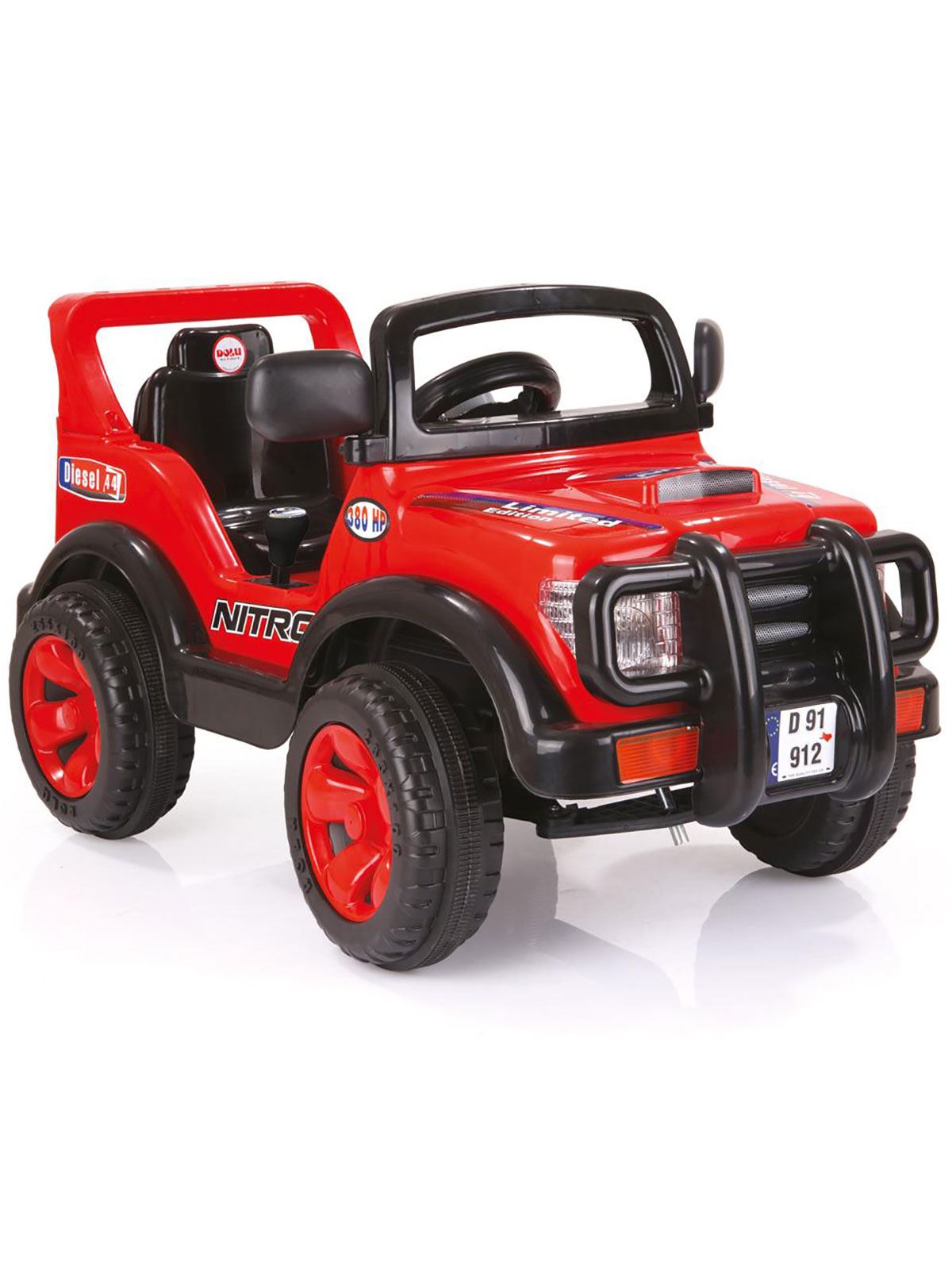 Dolu 8069 Nitro Akülü Jeep 6 Volt Kırmızı