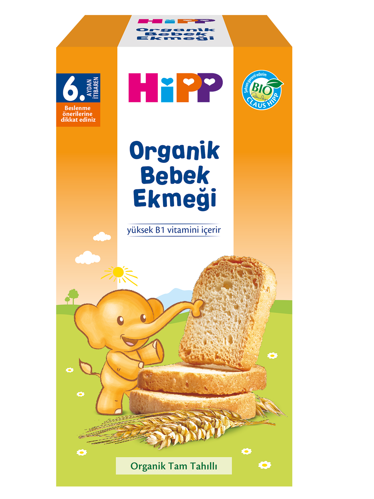 Hipp Organik Bebek Ekmeği 100 gr 6+ Ay
