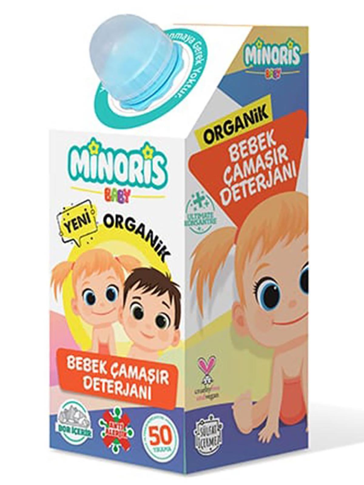 Minoris Organik Bebek Çamaşırları Temizleme Sıvısı Deterjan 1000 ml