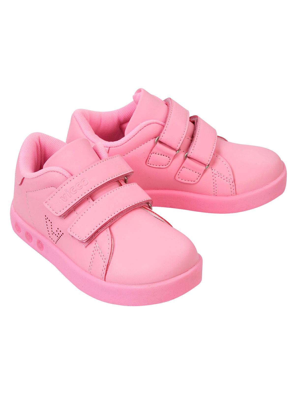 Melbourne ders Bakteriler  Vicco Çocuk Işıklı Spor Ayakkabıı 26-30 Numara Pembe Fiyatı 313.B19K.100-12  / PMB