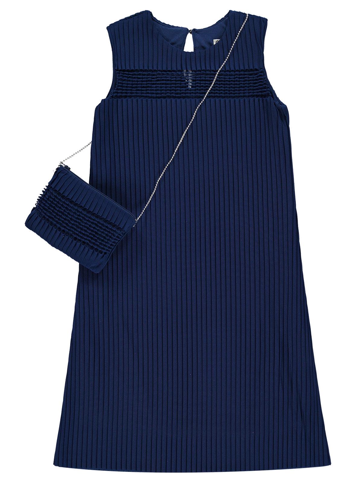 Civil Girls Kız Çocuk Çantalı Elbise 1013 Yaş Lacivert Fiyatı 220080 / LCI