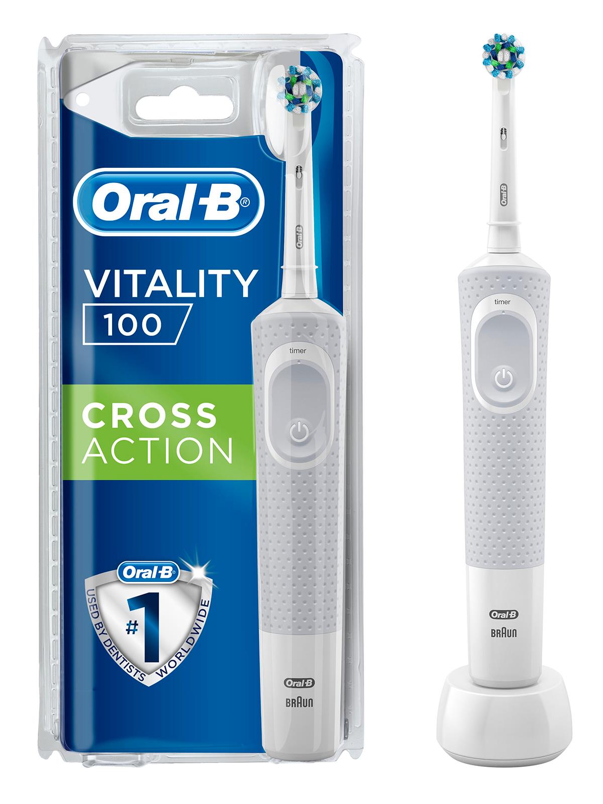 Oral B Şarjlı Diş Fırçası Vitality Cross Action White