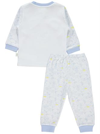 Civil Baby Erkek Bebek Pijama Takımı 6-18 Ay Mavi