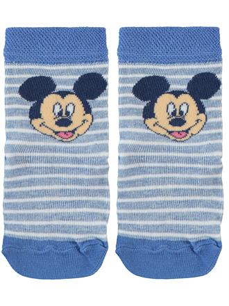 Mickey Mouse Erkek Çocuk Patik Çorap 2-9 Yaş Saks Mavisi