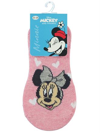 Minnie Mouse Kız Çocuk Patik Çorap 5-11 Yaş Pembe