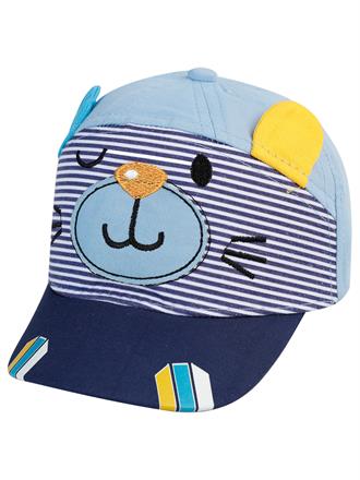 Tidi Erkek Çocuk Kep Şapka 0-3 Yaş Mavi