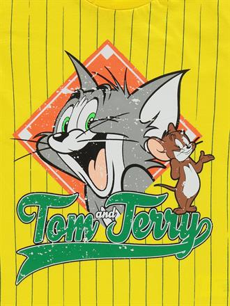 Tom And Jerry Erkek Çocuk Tişört 10-13 Yaş Sarı