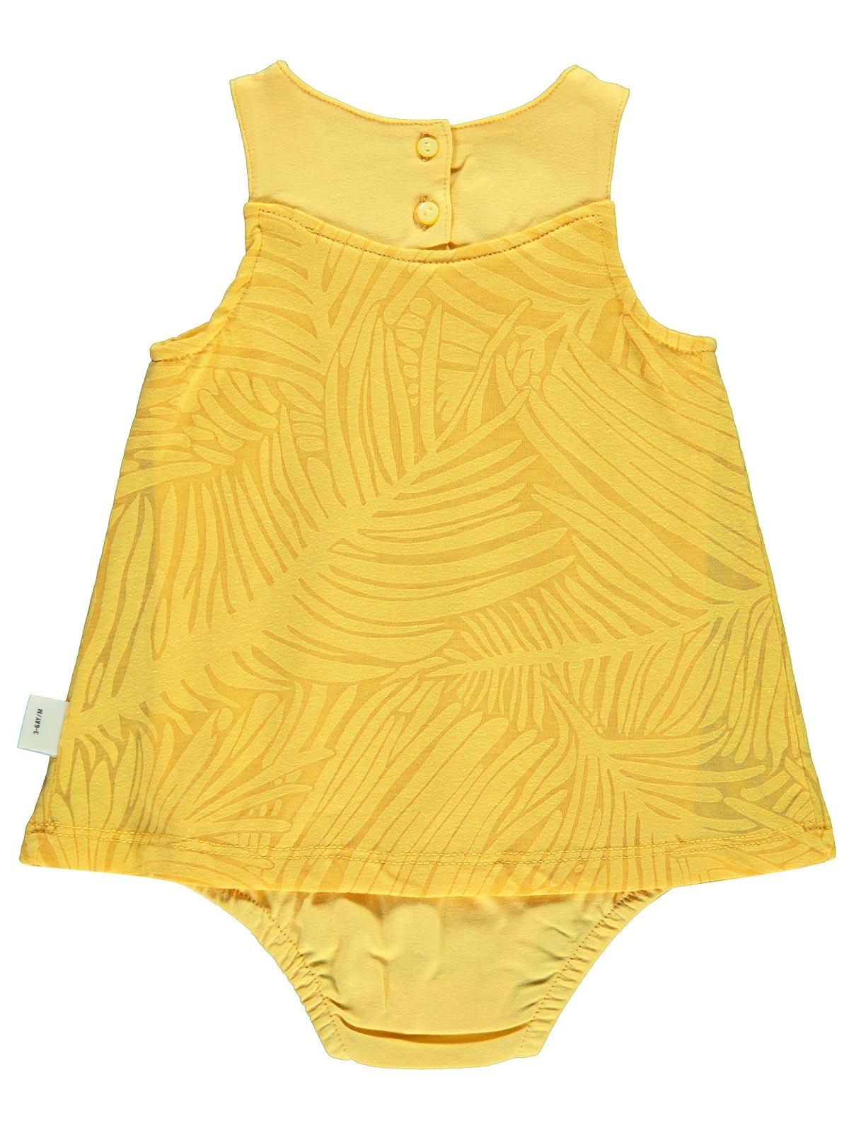 Civil Baby Kız Bebek Elbise 3-12 Ay Sarı
