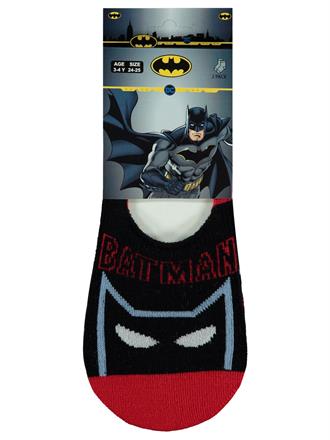 Batman Erkek Çocuk 2'li Babet Çorap 3-11 Yaş Siyah