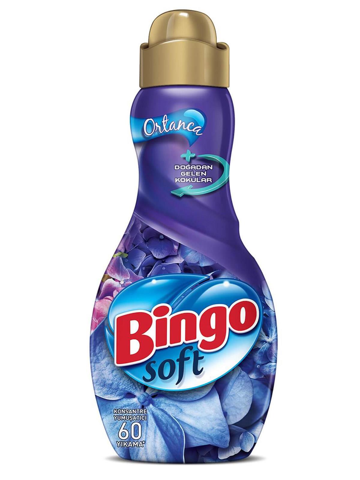 Bingo Soft Konsantre Çamaşır Yumuşatıcısı Ortanca 1440 ml
