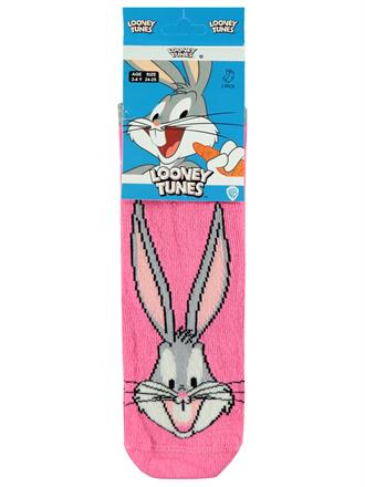 Bugs Bunny Kız Çocuk 2'li Çorap 3-11 Yaş Pembe