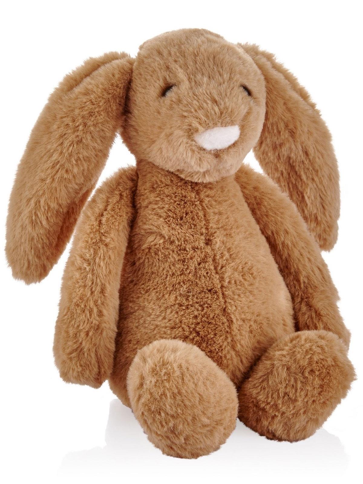 Babyjem Uyku Arkadaşım Oturabilen Tavşan 35 Cm Açık-Kahverengi