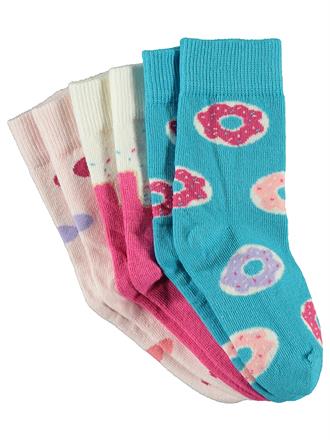 Civil Socks Kız Çocuk 3'lü Çorap 3-9 Yaş Mavi