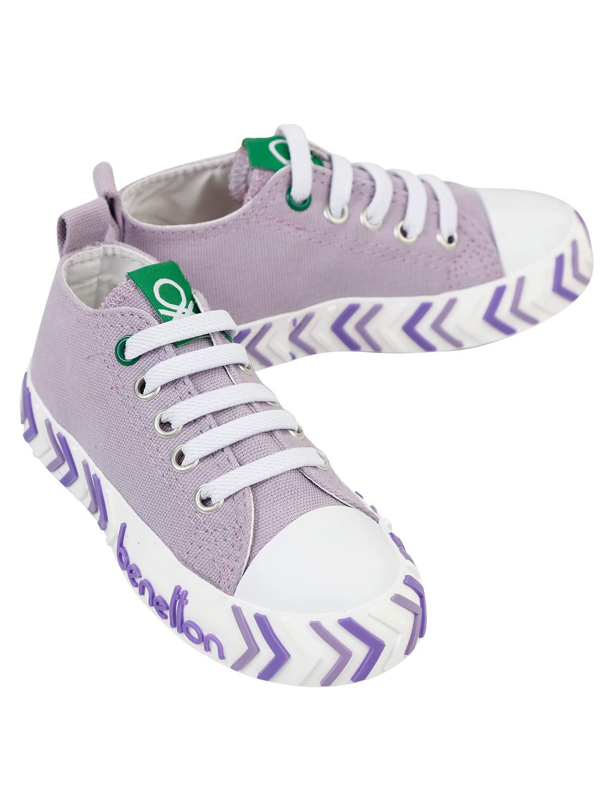 Benetton Kız Çocuk Spor Ayakkabı 26-30 Numara Lila