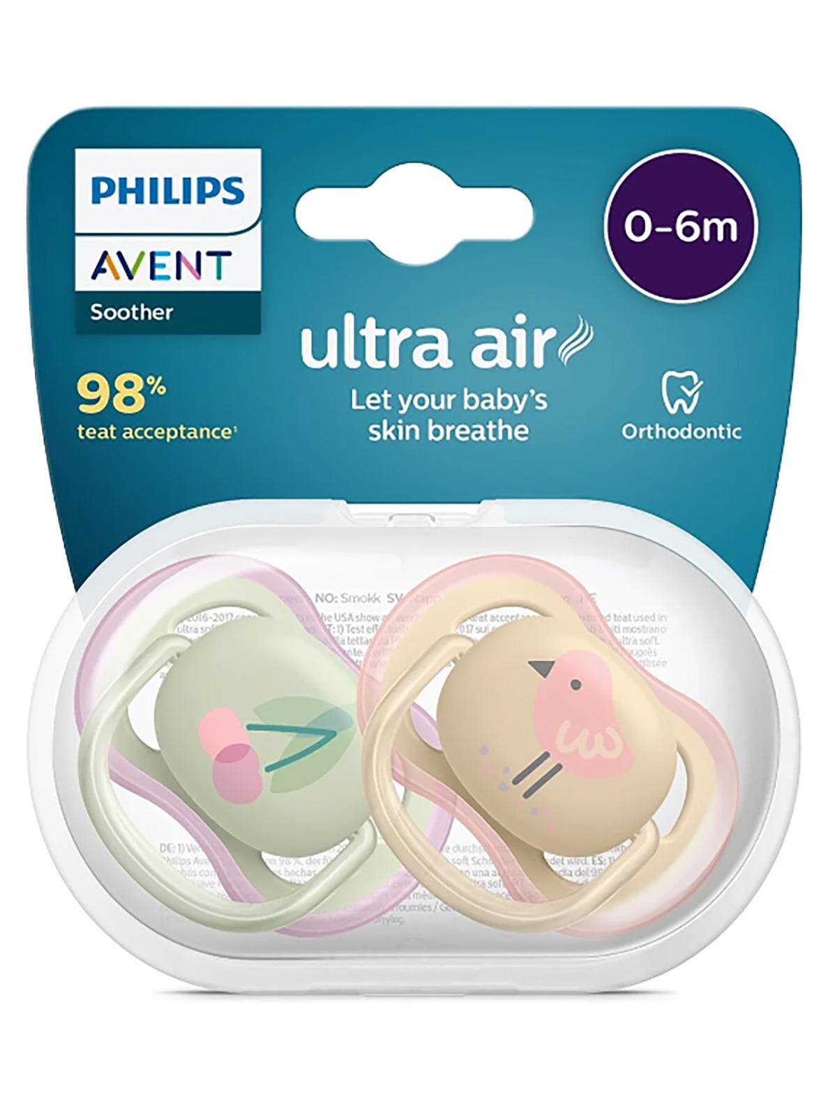 Philips Avent Ultra Air Emzik 0-6 Ay 2'li Kız Yeşil