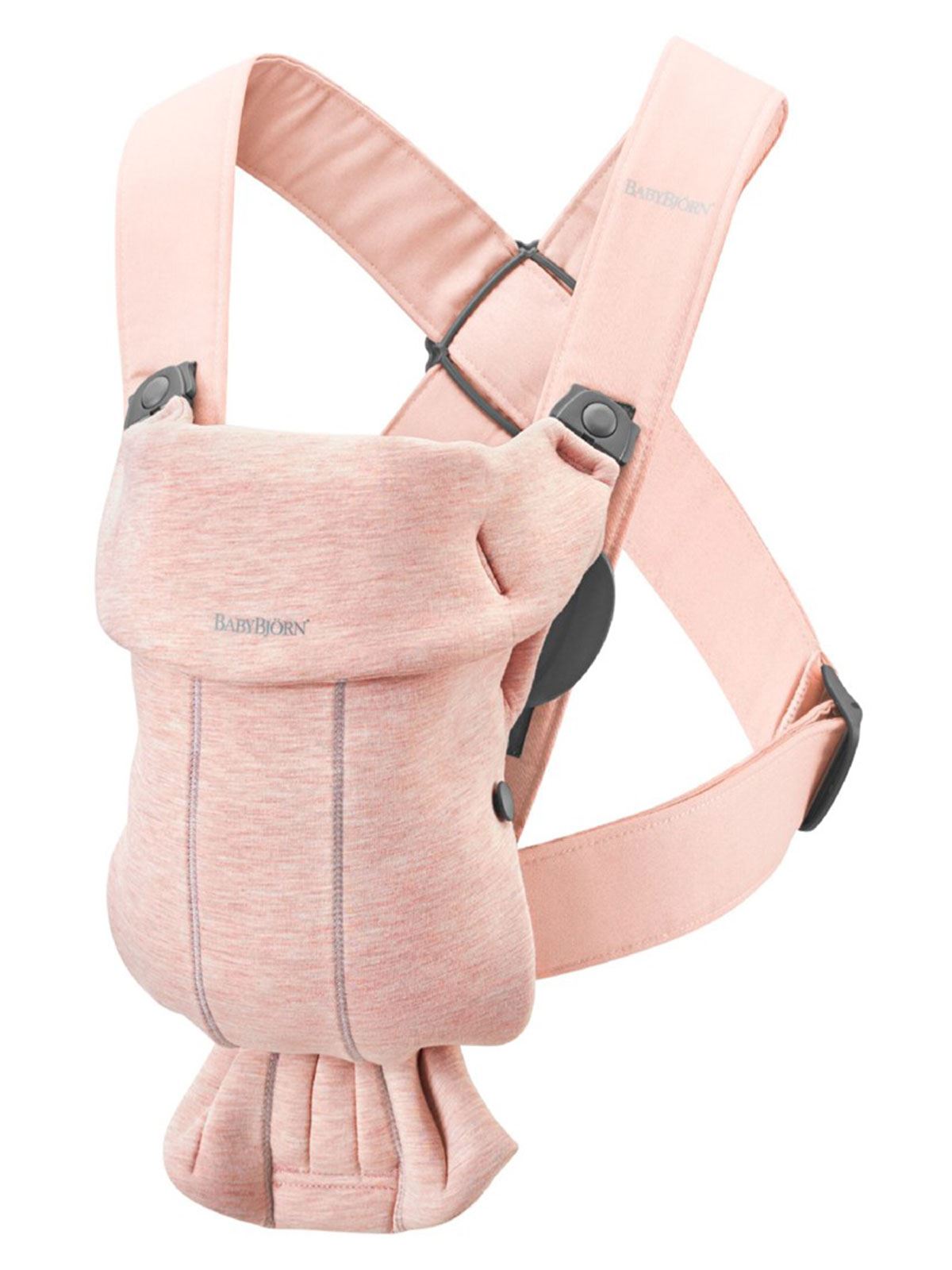 BabyBjörn Kanguru Mini Cotton 3D Jersey / Light Pink