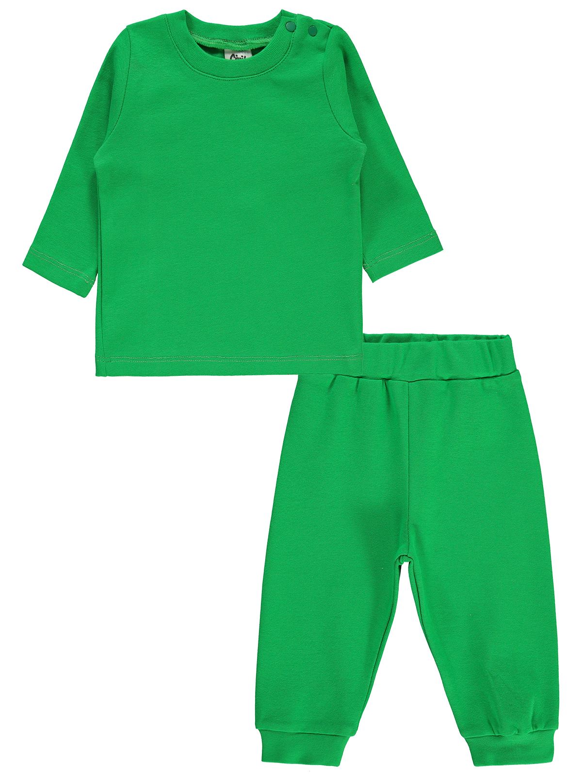 Civil Baby Bebek Pijama Takımı 6-18 Ay Yeşil