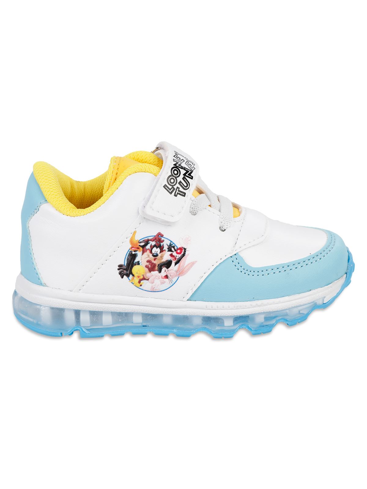 Looney Tunes Erkek Çocuk Spor Ayakkabı 22-25 Numara Beyaz