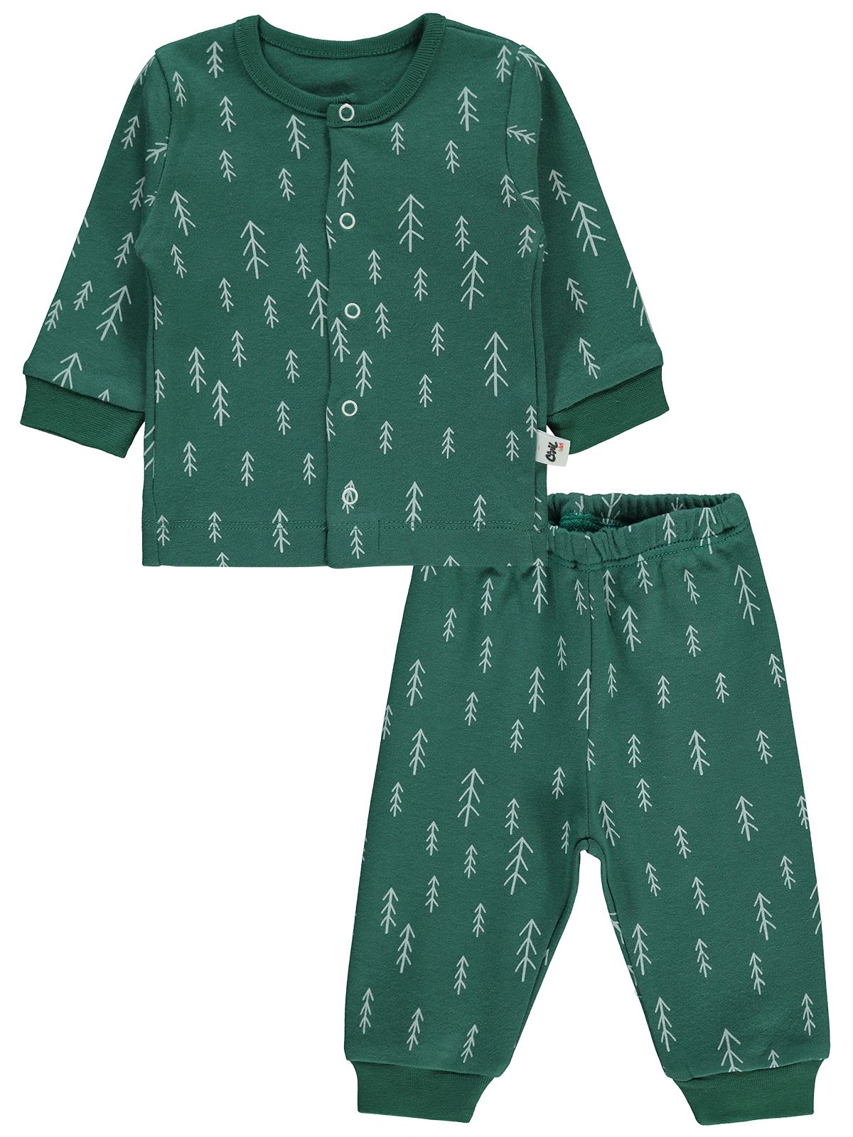 Civil Baby Erkek Bebek Pijama Takımı 1-3 Ay Yeşil