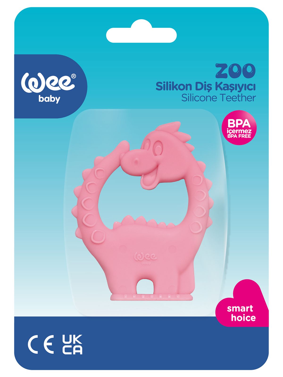 Wee Baby Zoo Diş Kaşıyıcı Pembe