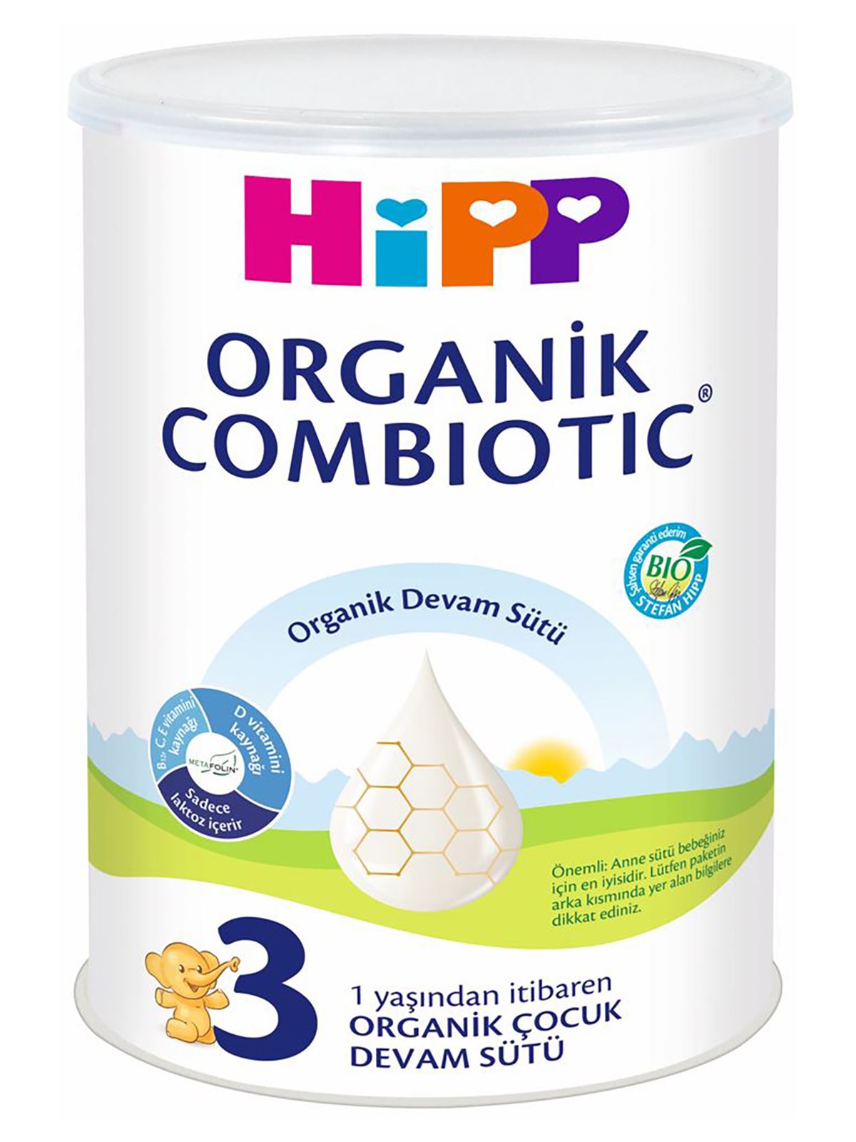 Hipp Organik 3 Bebek Devam Sütü 350 gr