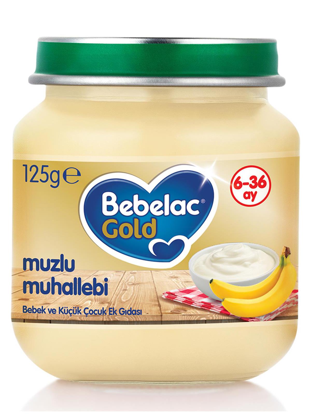 Bebelac Gold Muzlu Muhallebi Kavanoz 125 g 6+ Ay 
