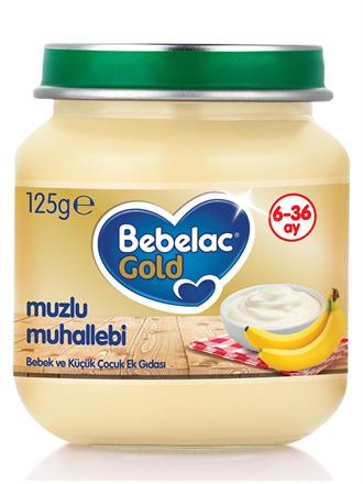 Bebelac Gold Muzlu Muhallebi Kavanoz 125 g 6+ Ay 