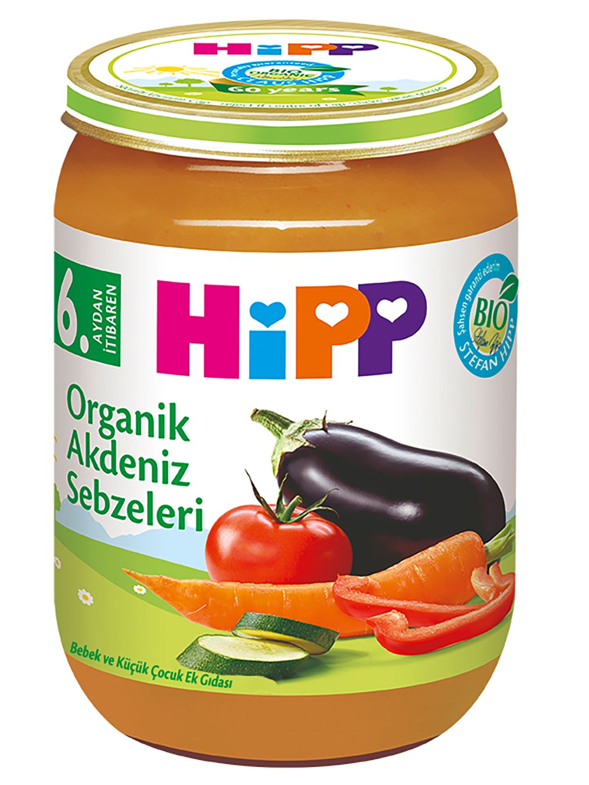 Hipp Organik Akdeniz Sebzeleri Kavanoz Mama 190 Gr +6 Ay