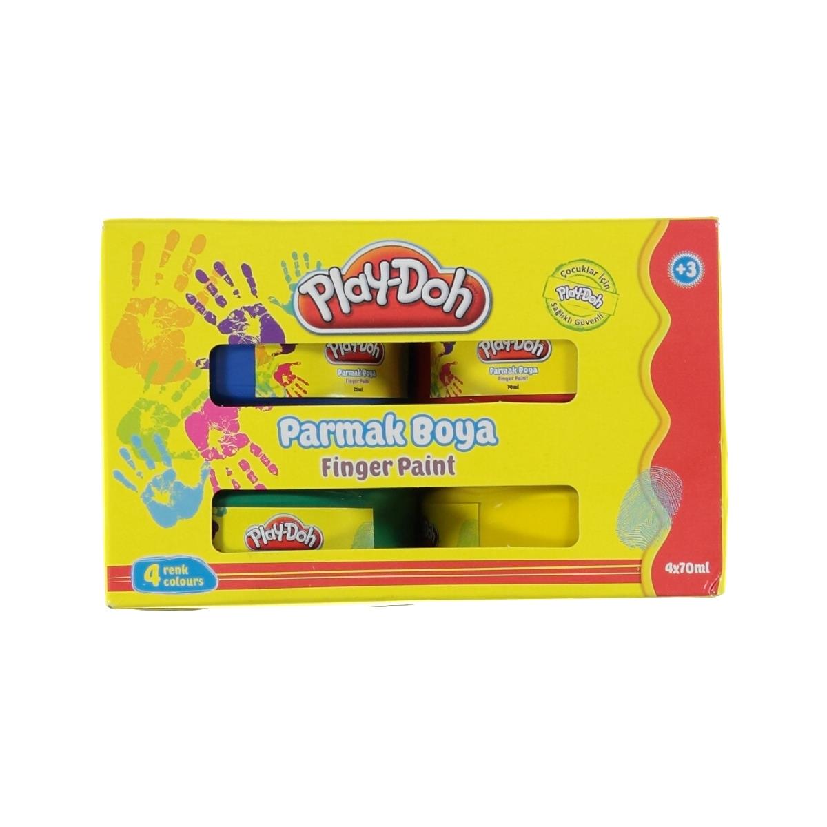 Play-Doh Parmak Boyası 4 renk 70 ml