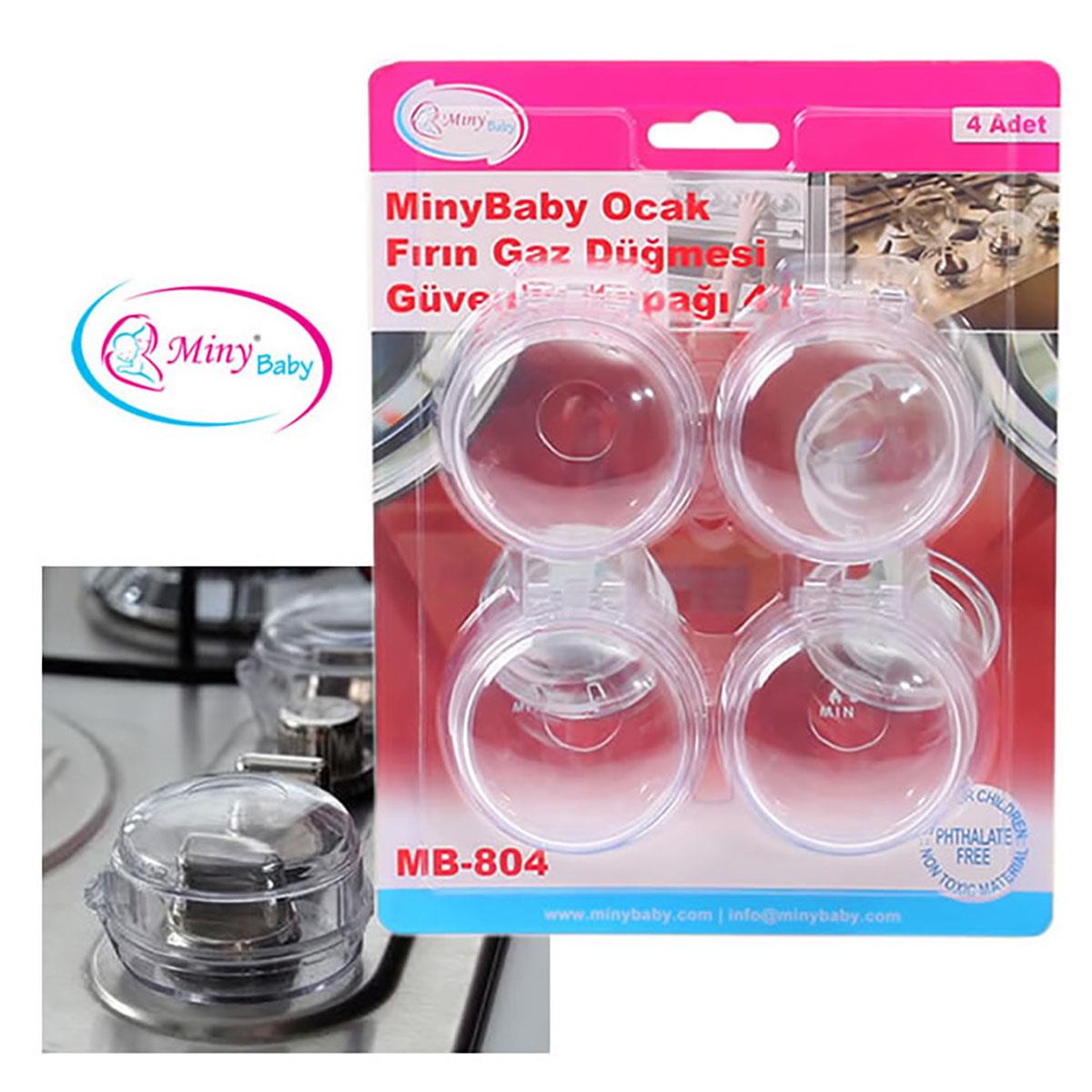 Miny Baby Ocak - Fırın Gaz Düğmesi Güvenlik Kapağı 4'lü