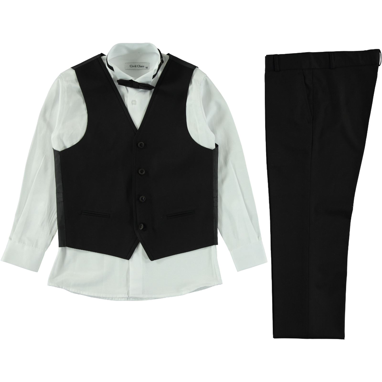 Civil Class Erkek Çocuk Takım Elbise 6-9 Yaş Siyah