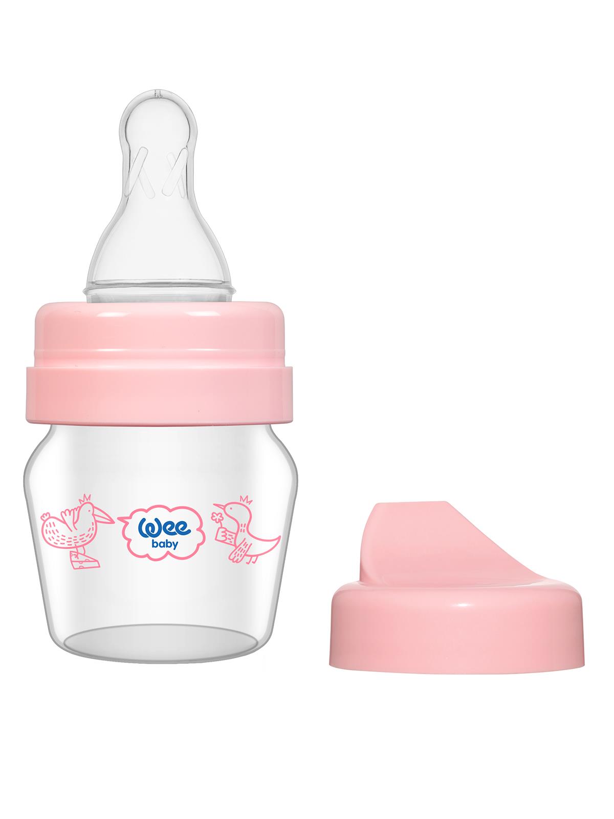 Wee Baby Mini Cam Alıştırma Bardağı Seti 30 ml - PEMBE