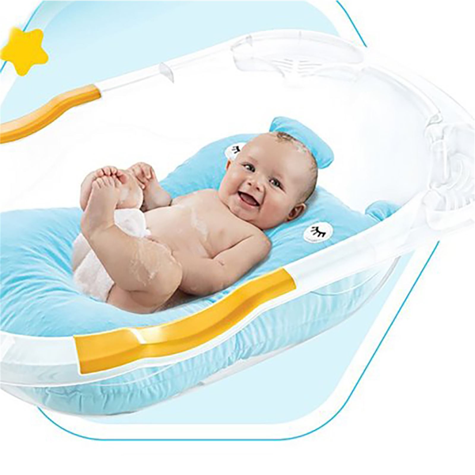 BabyJem Köpüklü Banyo Yatağı Mavi