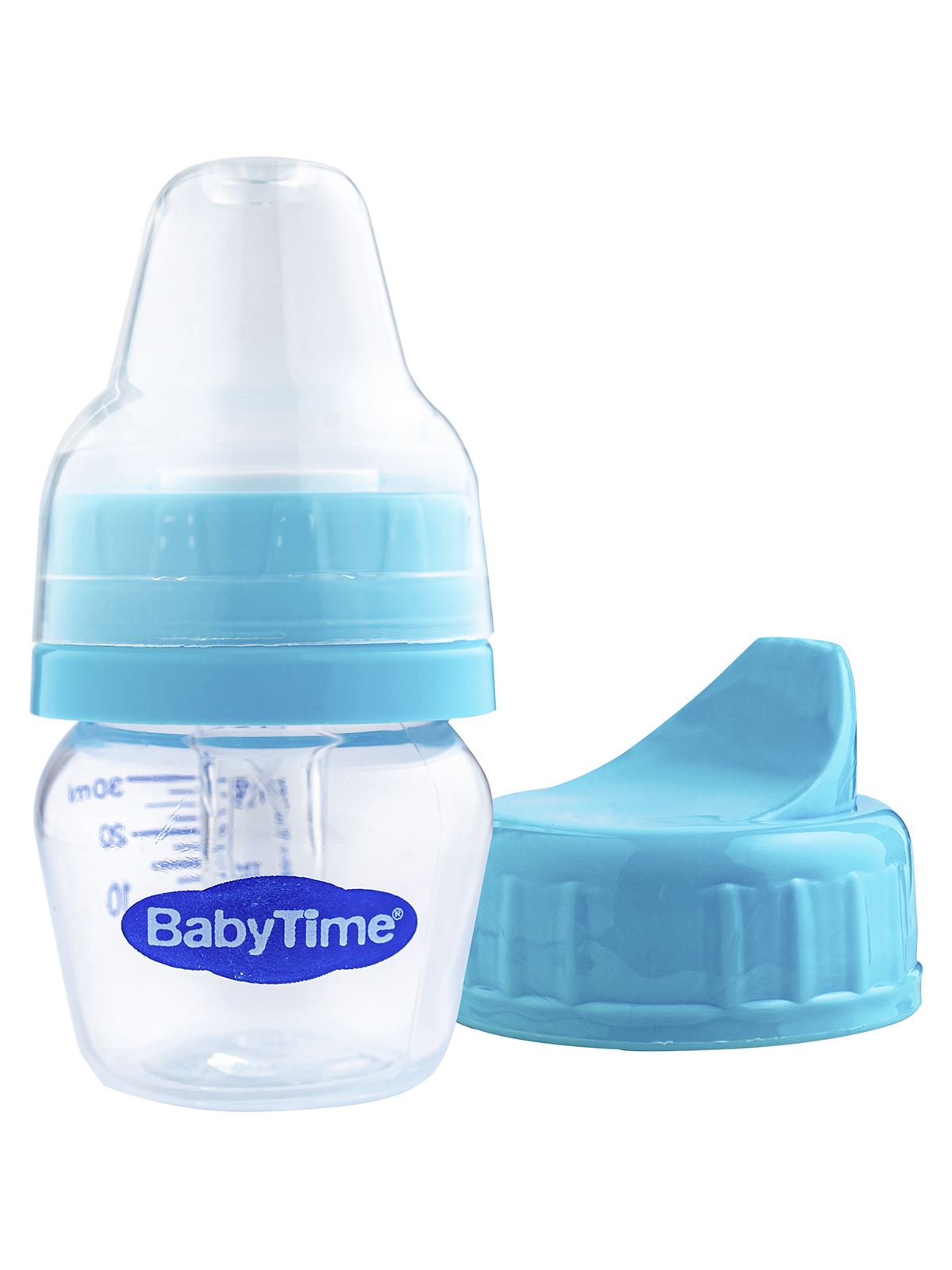 Baby Time Mini Alıştırma PP Bardağı 30 ml 0-6 Ay Mavi