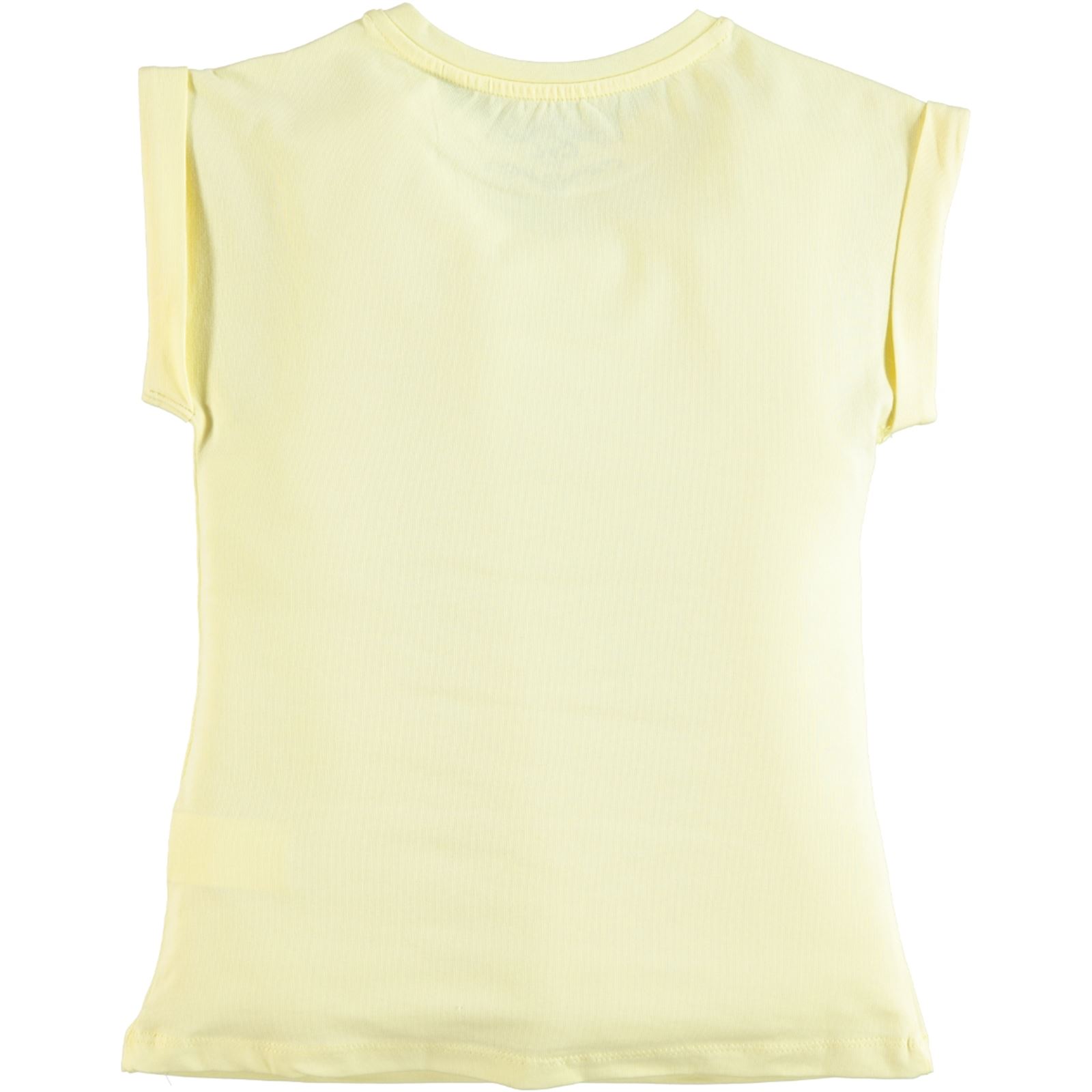 Cvl Kız Çocuk Tişört 6-9 Yaş Sarı