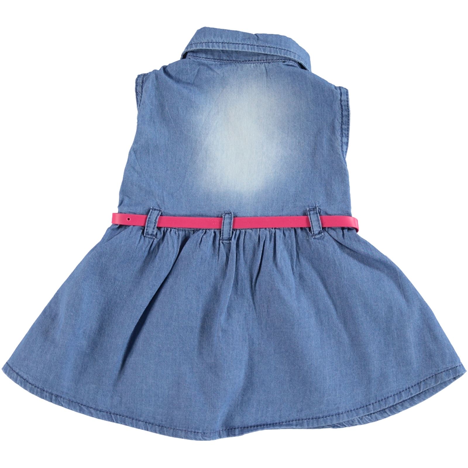 Civil Baby Kız Bebek Elbise 6-18 Mavi