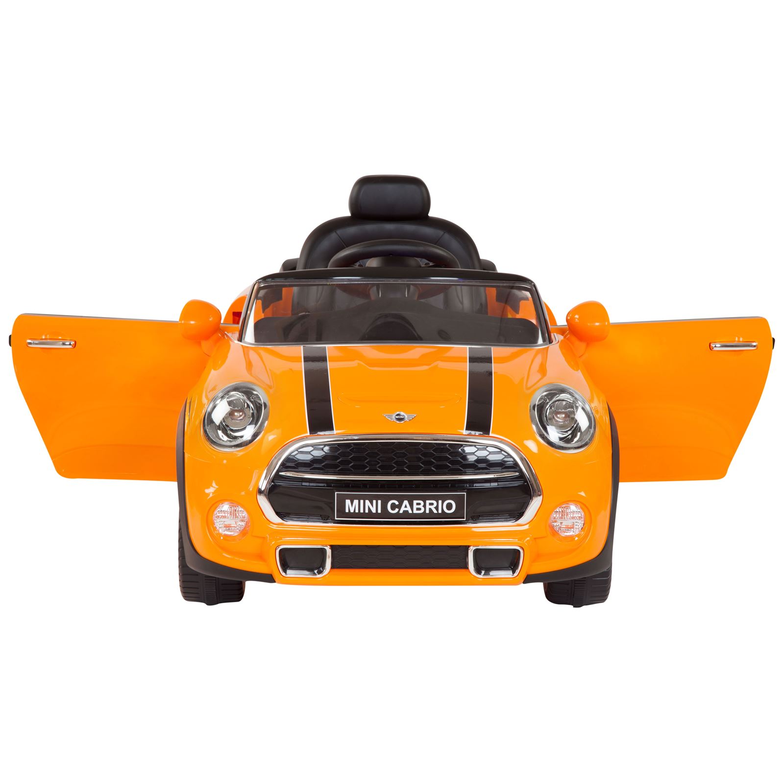 Baby Max Mini Cooper Cabrio Akülü Araba Turuncu