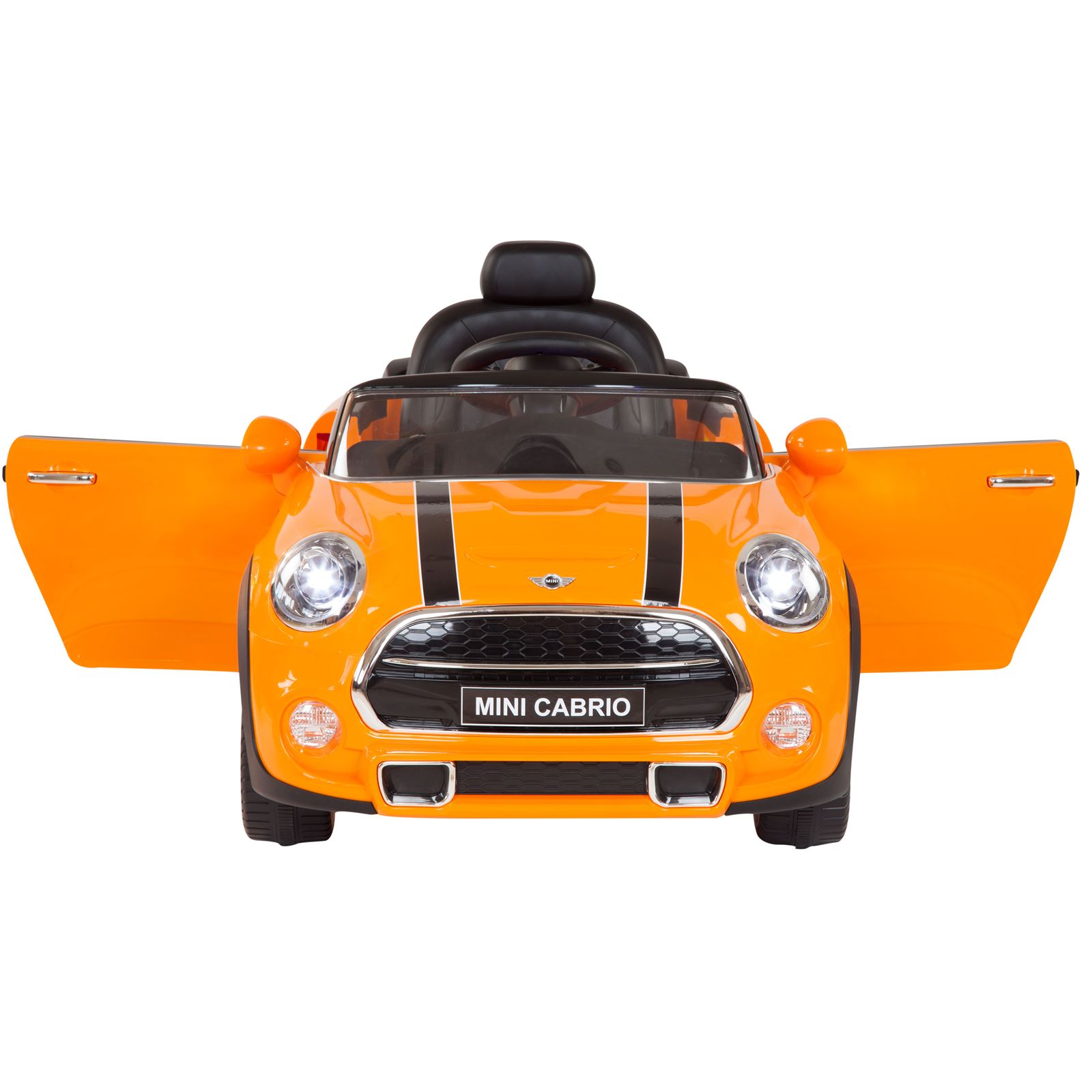 Baby Max Mini Cooper Cabrio Akülü Araba Turuncu