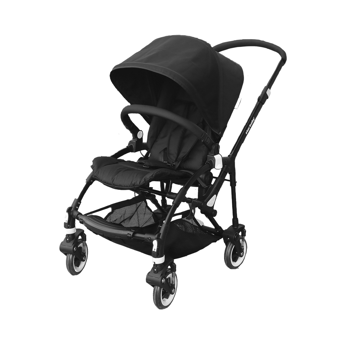 Star Baby Piero Çift Yönlü Bebek Arabası Siyah