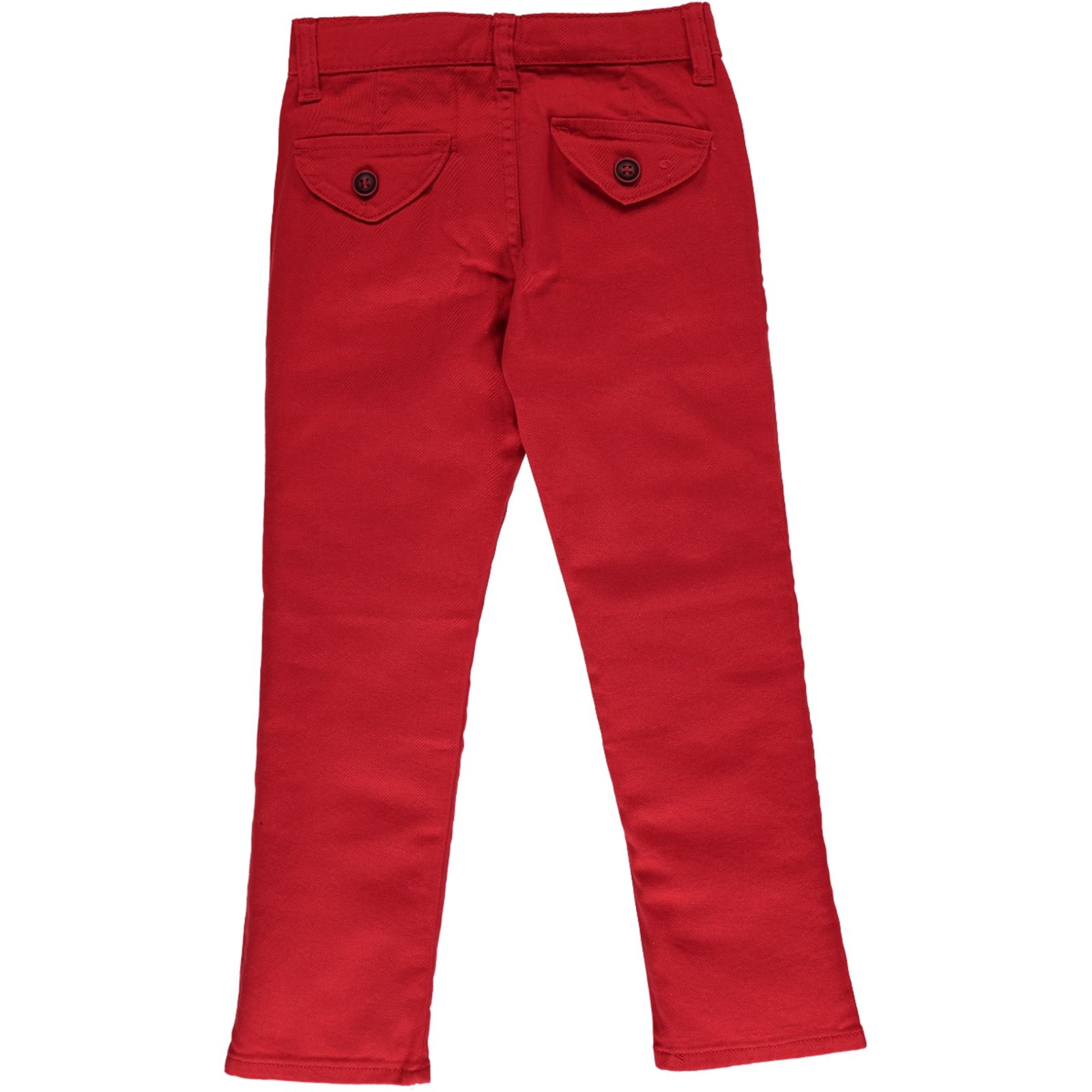 Civil Boys Erkek Çocuk Keten Pantolon 6-9 Yaş Kırmızı