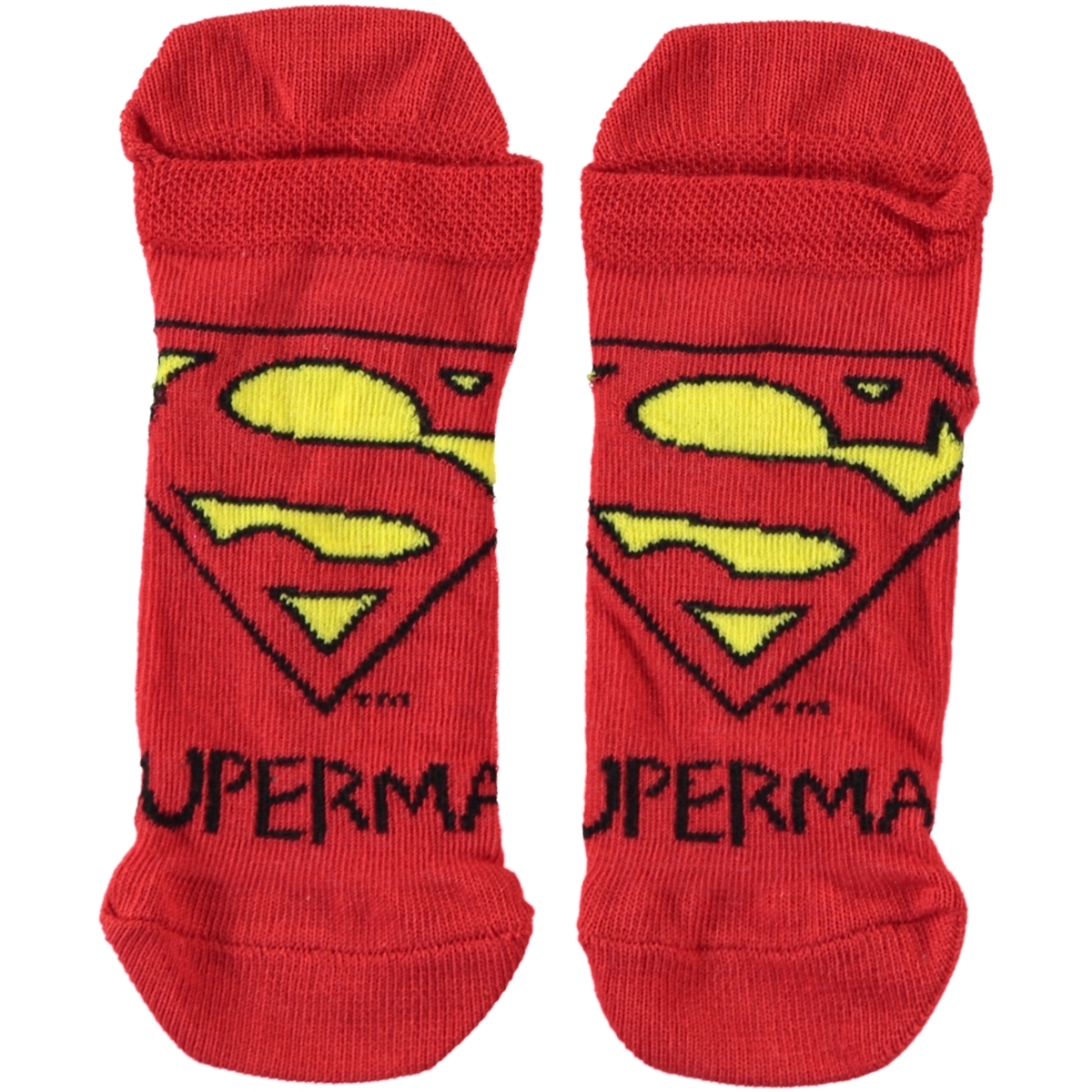 Süperman Erkek Çocuk Çorap 5-9 Yaş Kırmızı