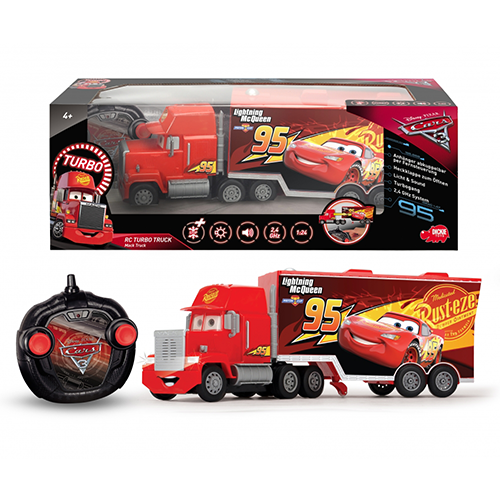 Cars RC Turbo Truck Mack Uzaktan Kumandalı Araç Kırmızı