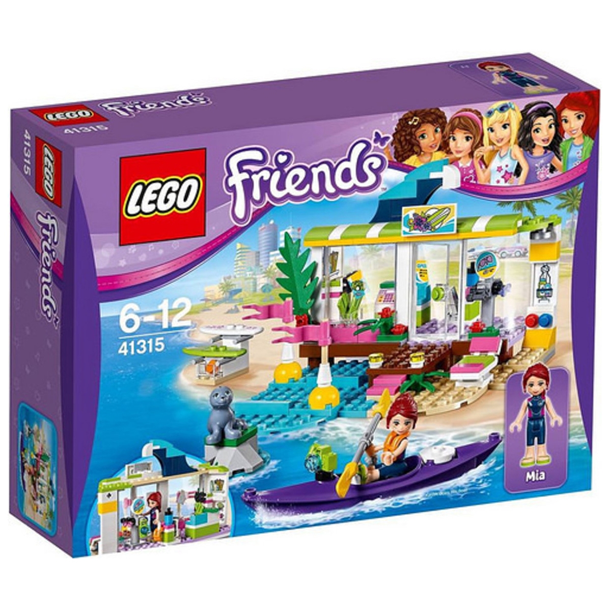 Lego Friends Heartlake Sört Mağazası 6-12 Yaş Lila