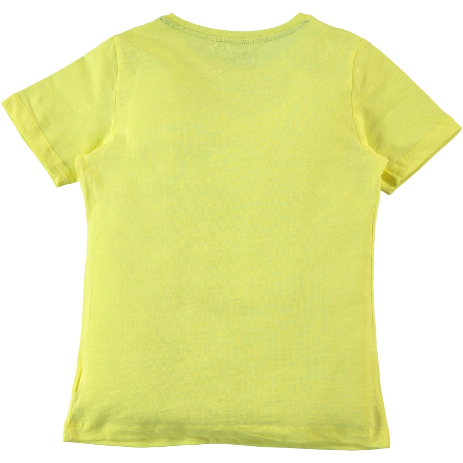Cvl Erkek Çocuk Tişört 6-9 Yaş Sarı