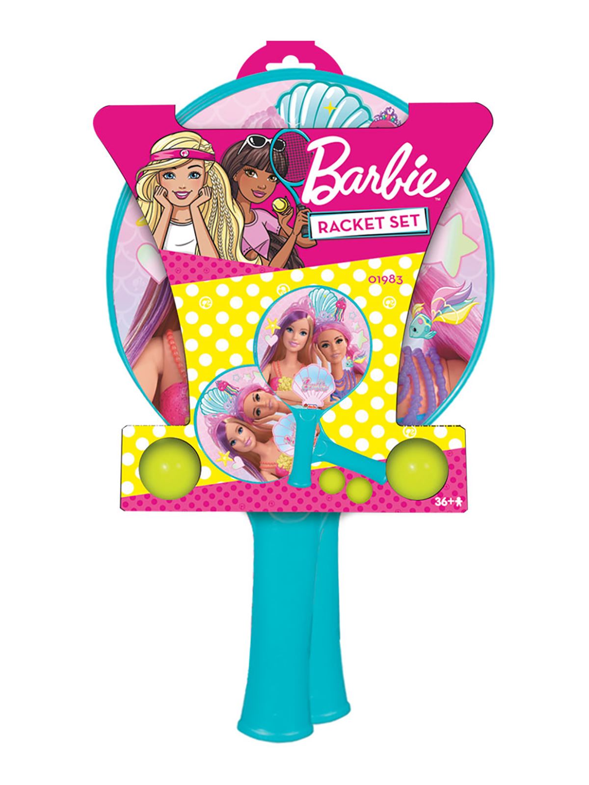 Dede Barbie Raket Seti 3+ Yaş Fuşya