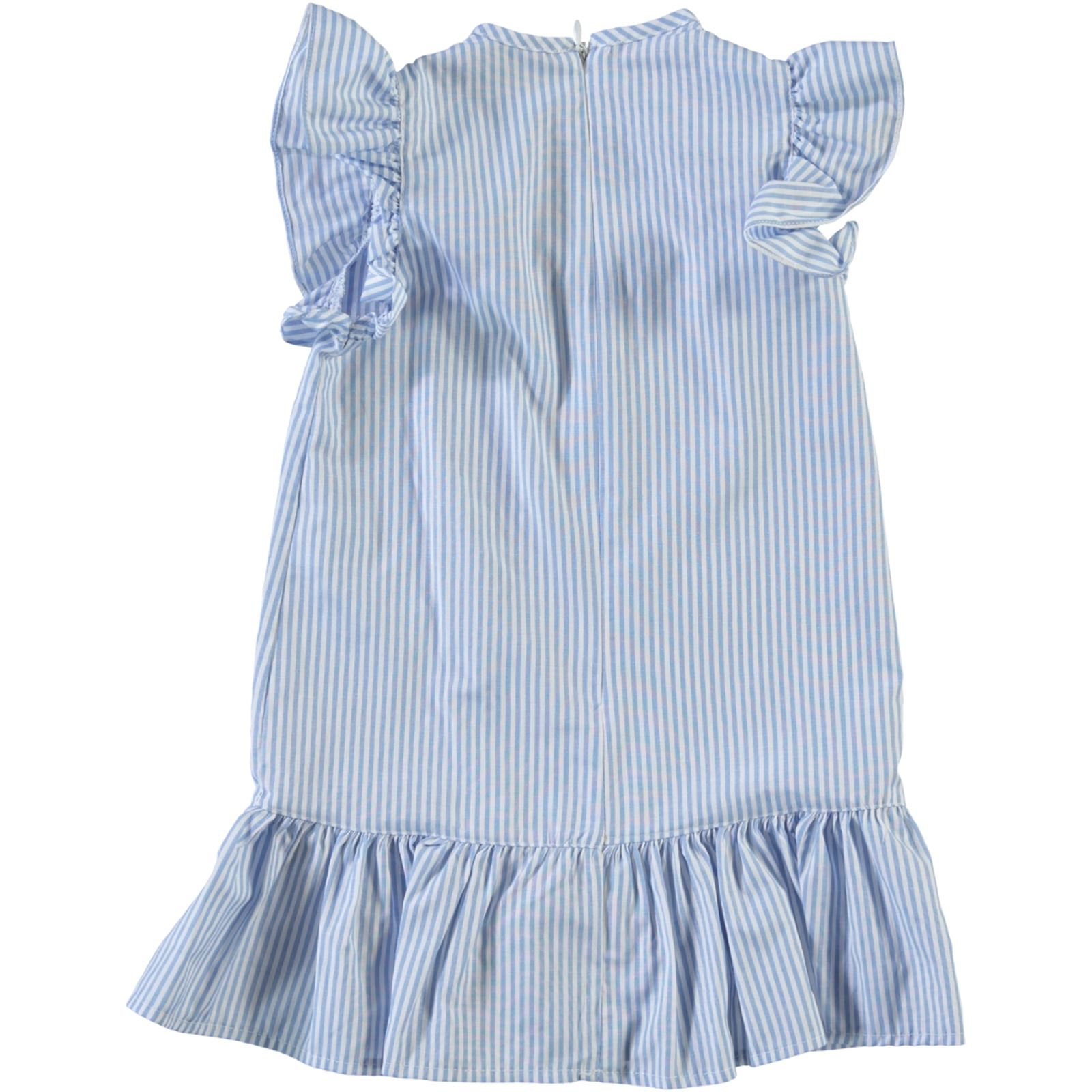 Missiva Kız Çocuk Elbise 6-9 Yaş Mavi