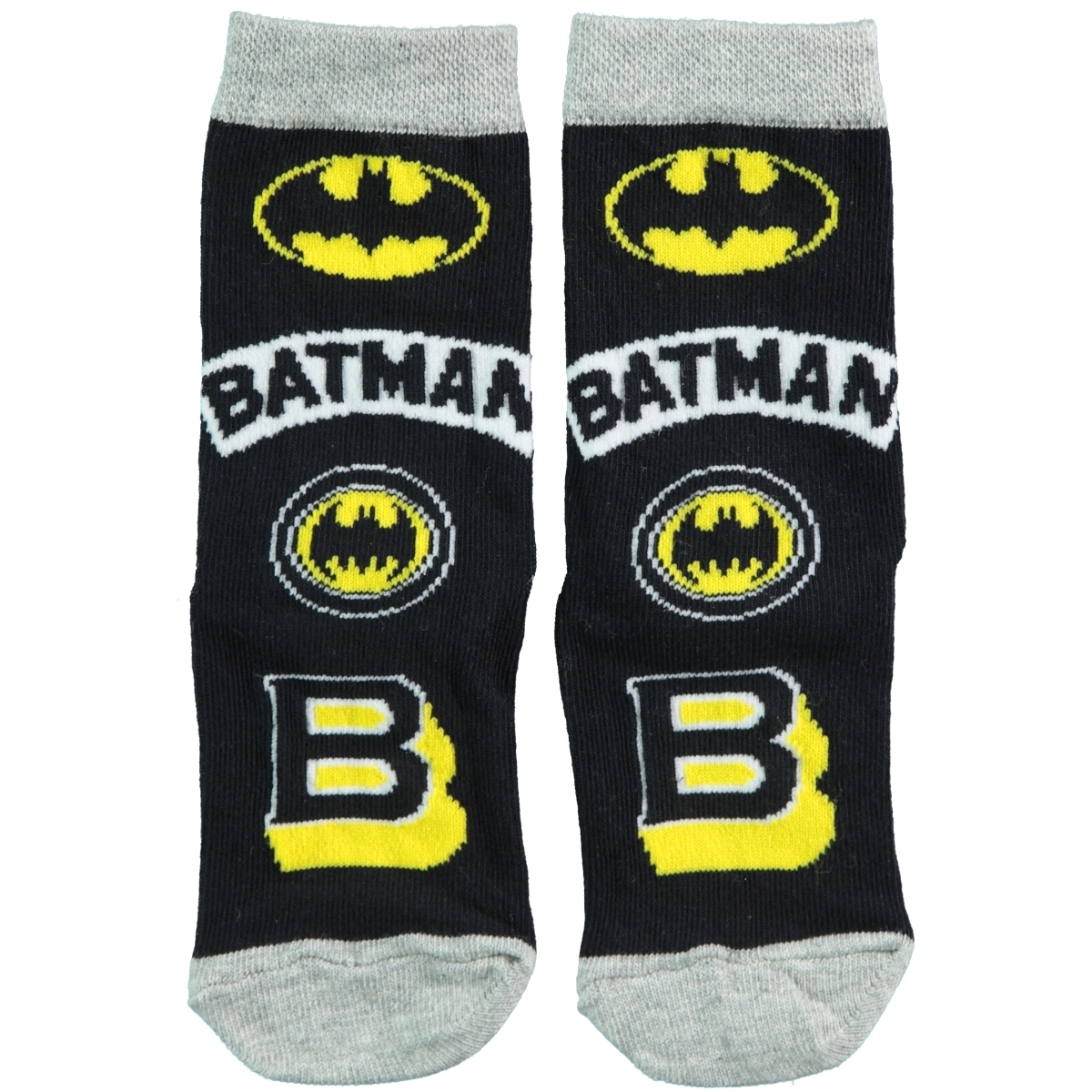 Batman Erkek Çocuk Soket Çorap 5-9 Yaş Siyah